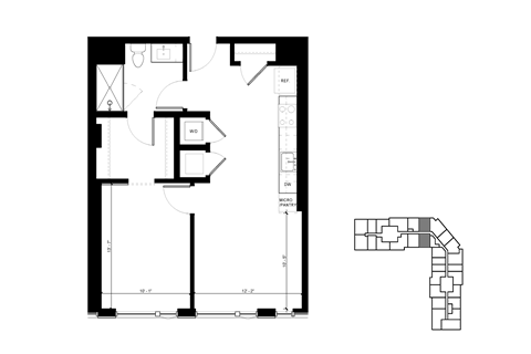 1 Bedroom 1S 01A Vespr